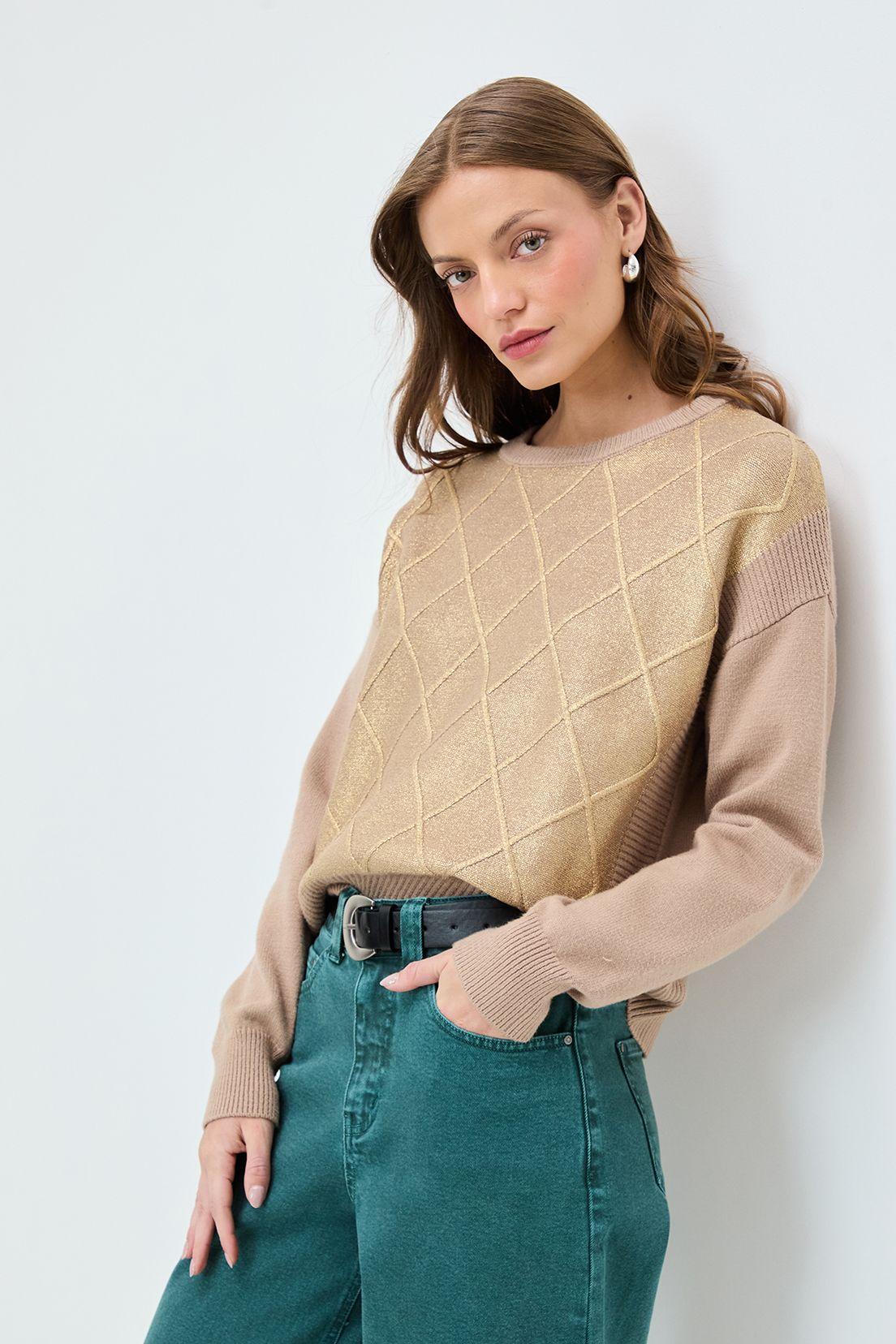 Sweater Liso Beige 18120125012106-2