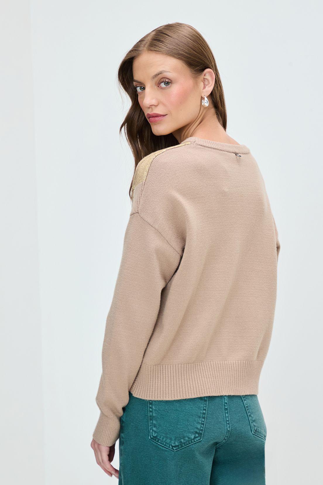 Sweater Liso Beige 18120125012106-3