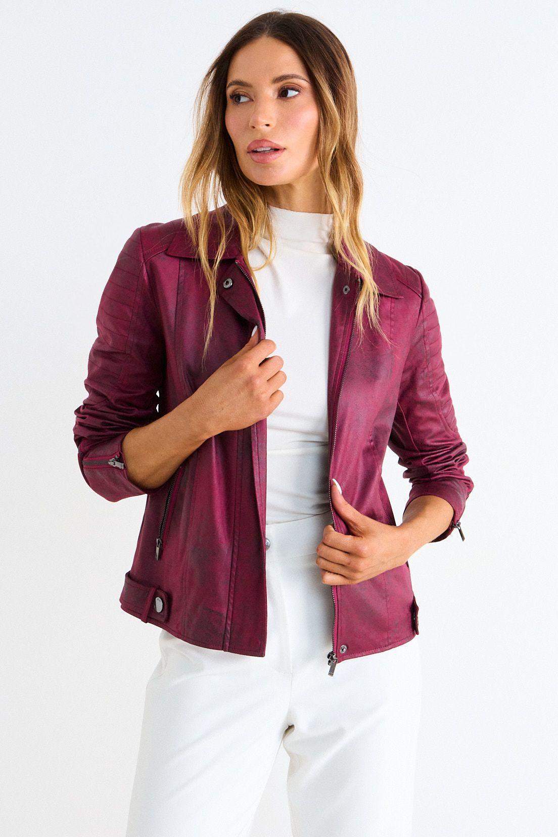 Chaqueta De Suede Burdeos Ash 17507126051112-1