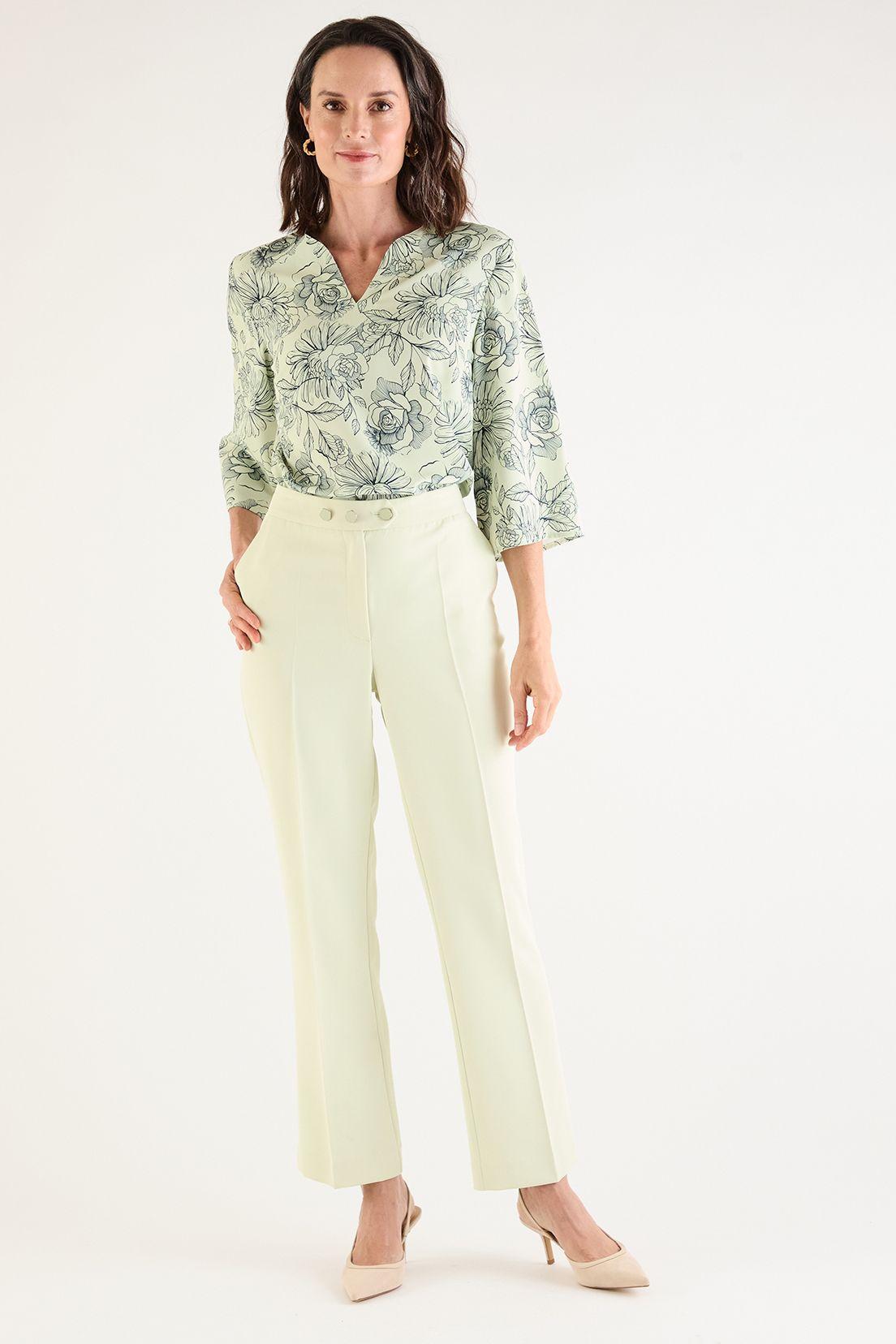 Pantalon Liso Verde 11002125003117-0