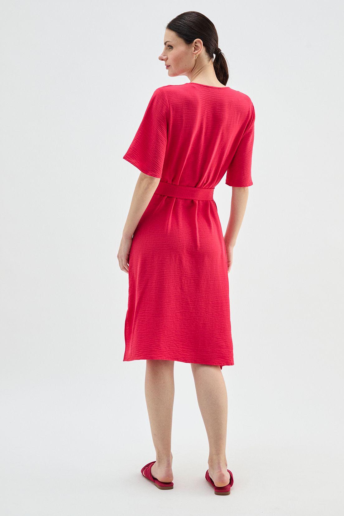 Vestido Abotonado fucsia Ma Griffe 13002224005116-4