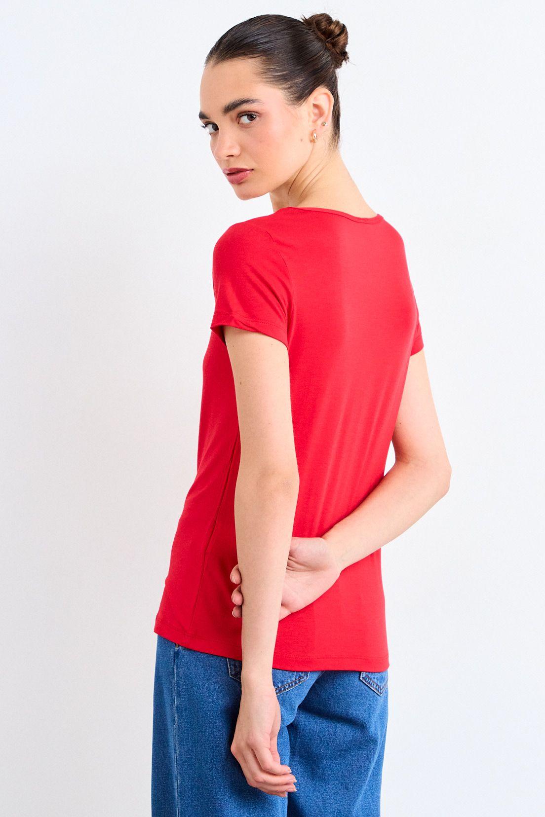 Polera Lisa Rojo iO 14204225092103-4