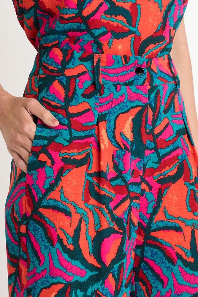 Pantalon Palazzo Fantasia Rojo Ash 11107225054103-1