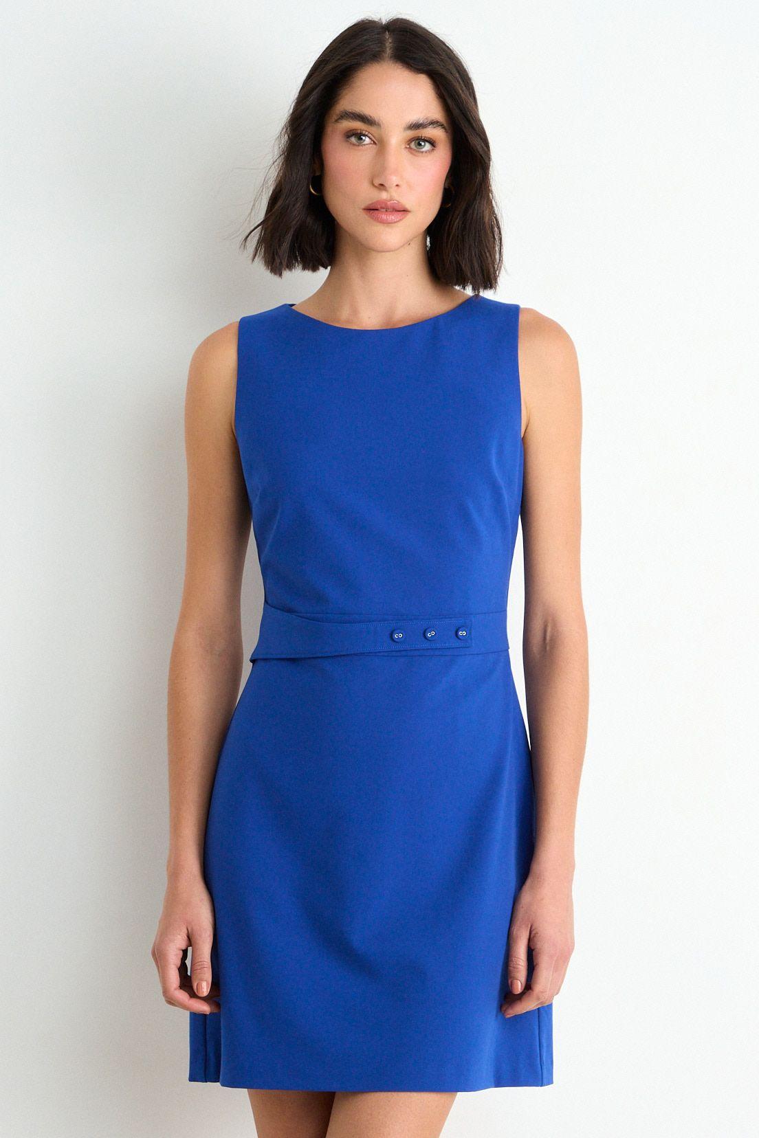 Vestido Liso Corto Azul Ash 13007126001104-0