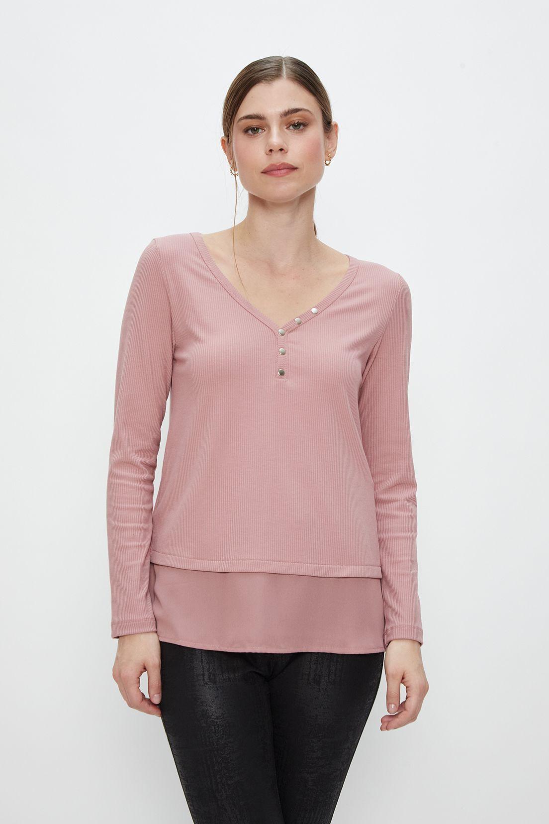 Polera Lisa Rosado Ash 14207224002123-2
