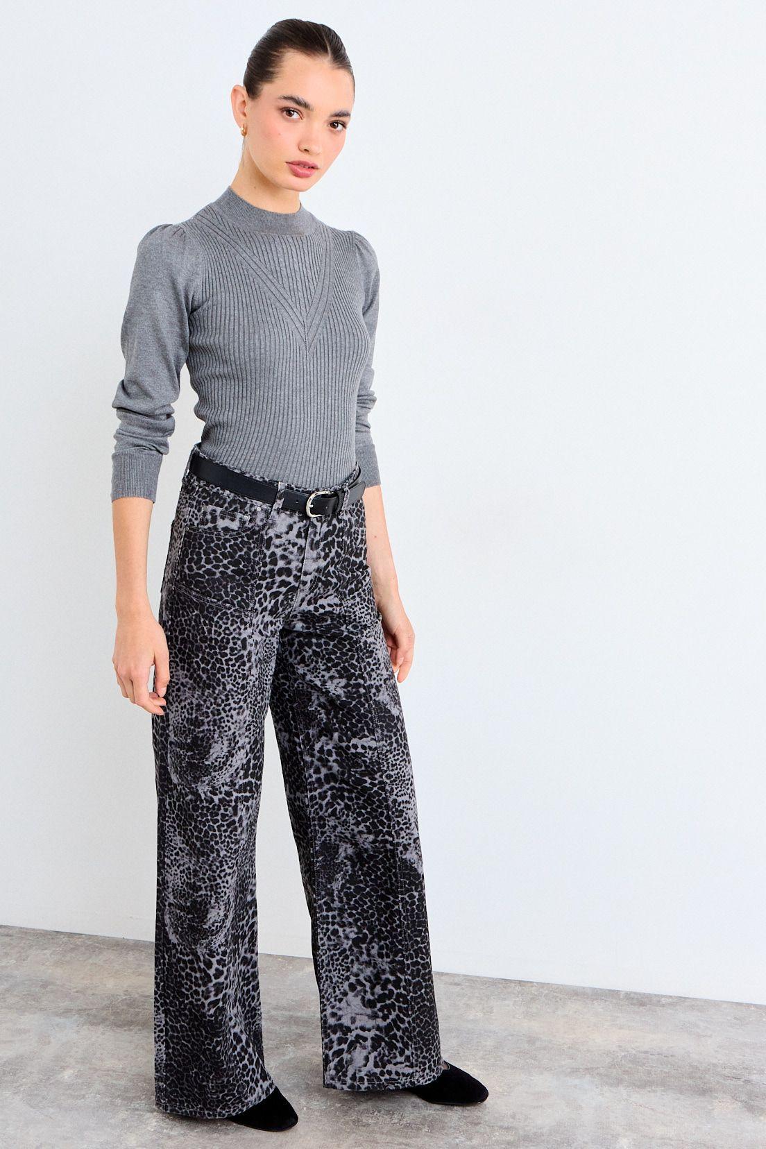 Sweater Liso Gris iO 18120126005113-3