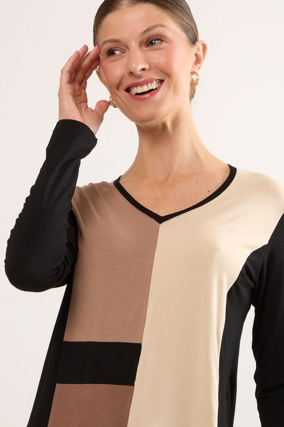 Polera Manga Larga Negro Ma Griffe 14302225053102-1