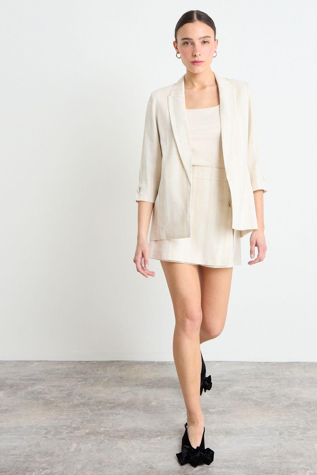 Blazer Fantasia Beige iO 16120225056106-4