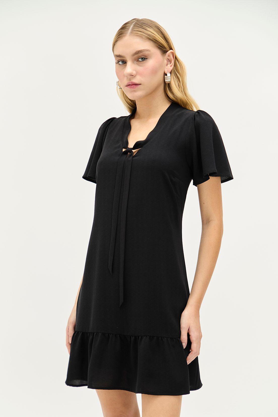 Vestido Fantasia Largo Negro iO 13520224055102-2