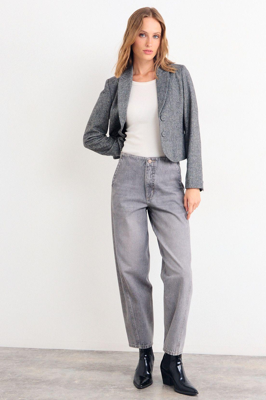Jeans Liso Gris iO 11320126019113-0