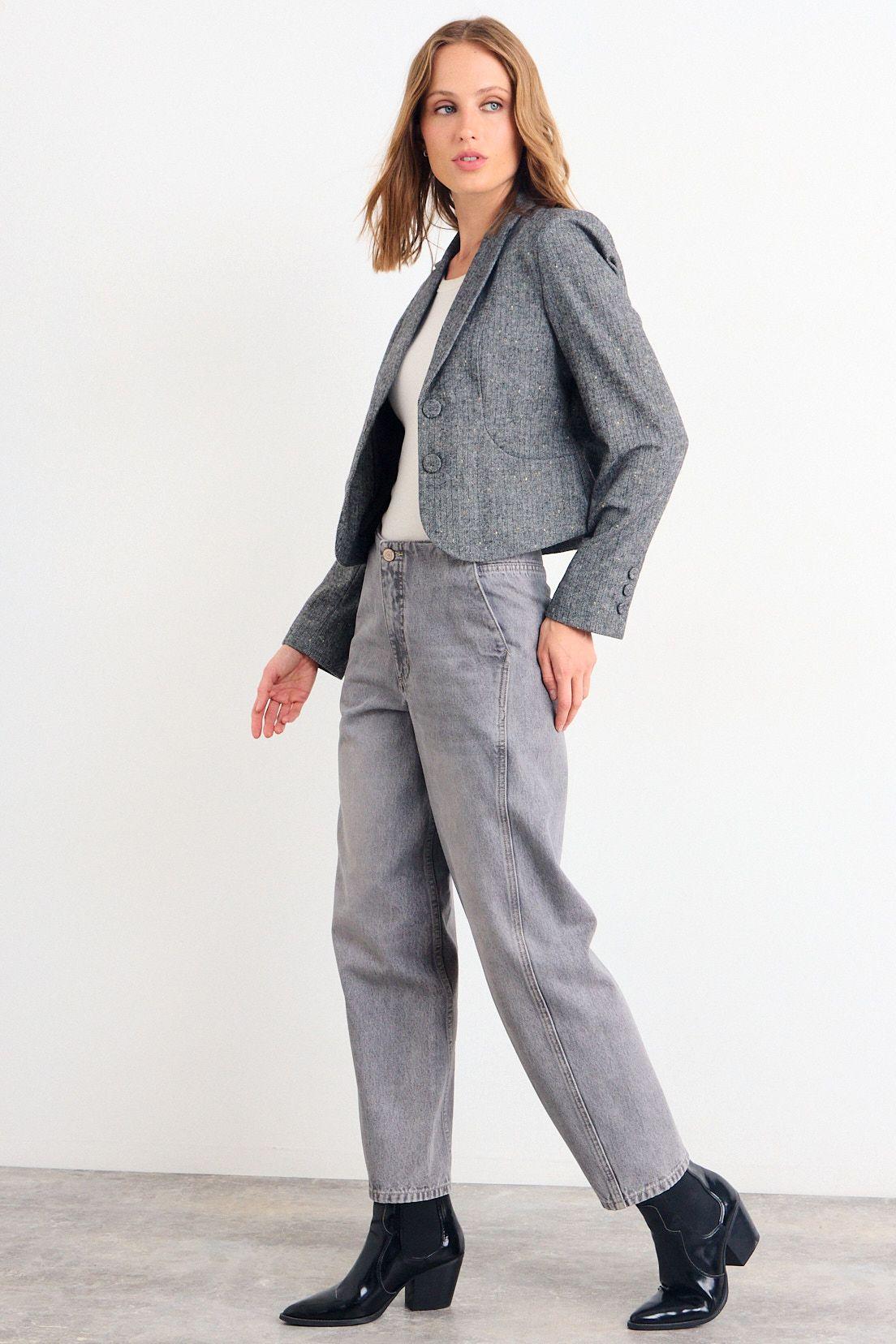 Jeans Liso Gris iO 11320126019113-4