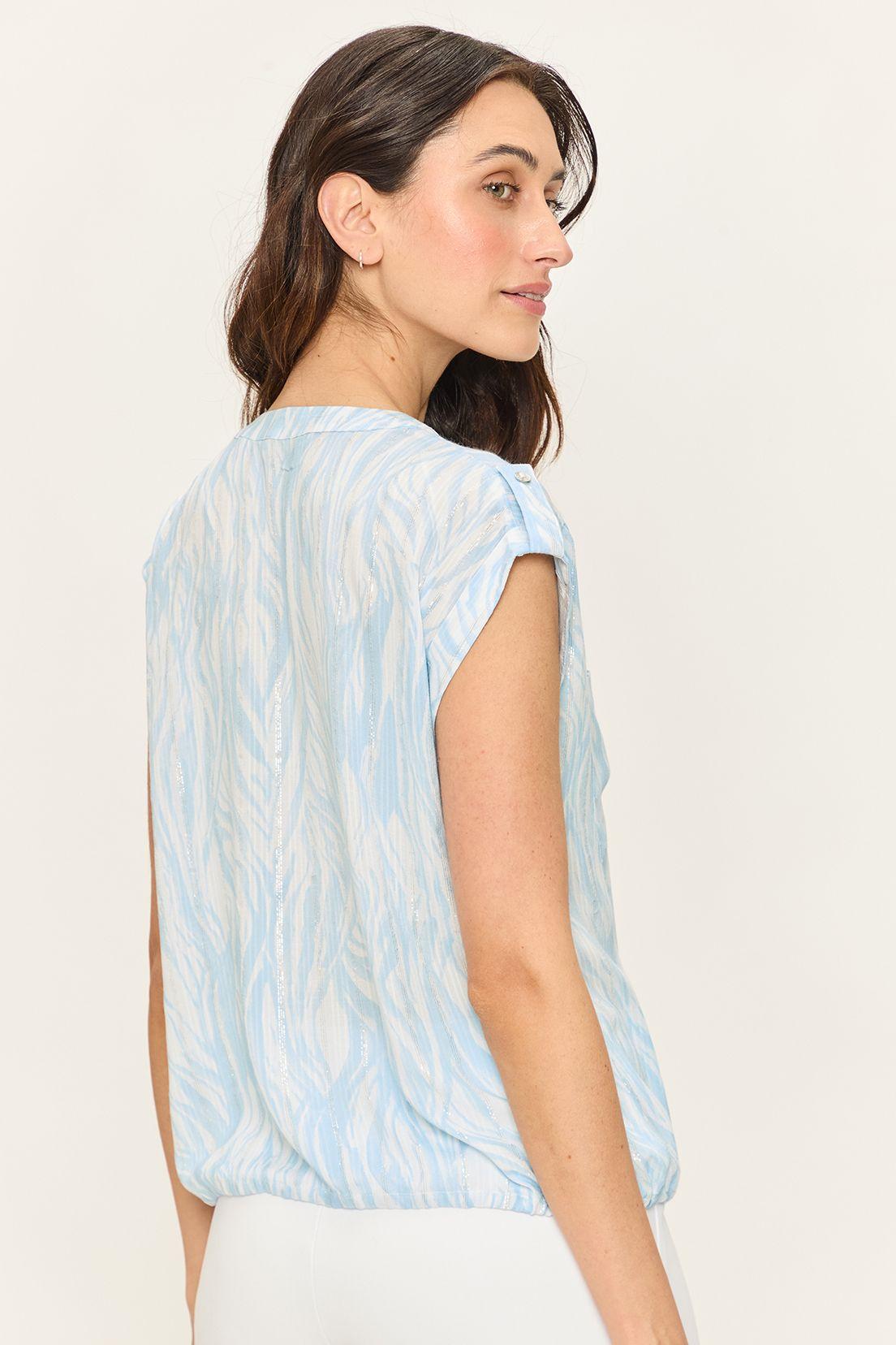 Blusa Estampada Lurex Crudo Ash 14107224007105-2