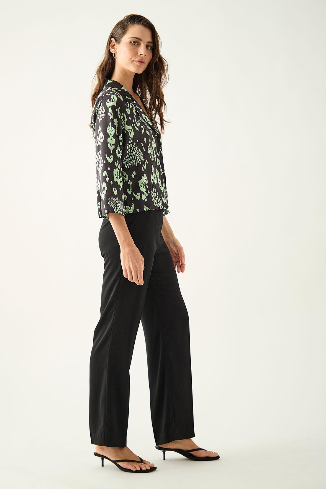 Blusa Estampada Verde Ash 14107224064137-2