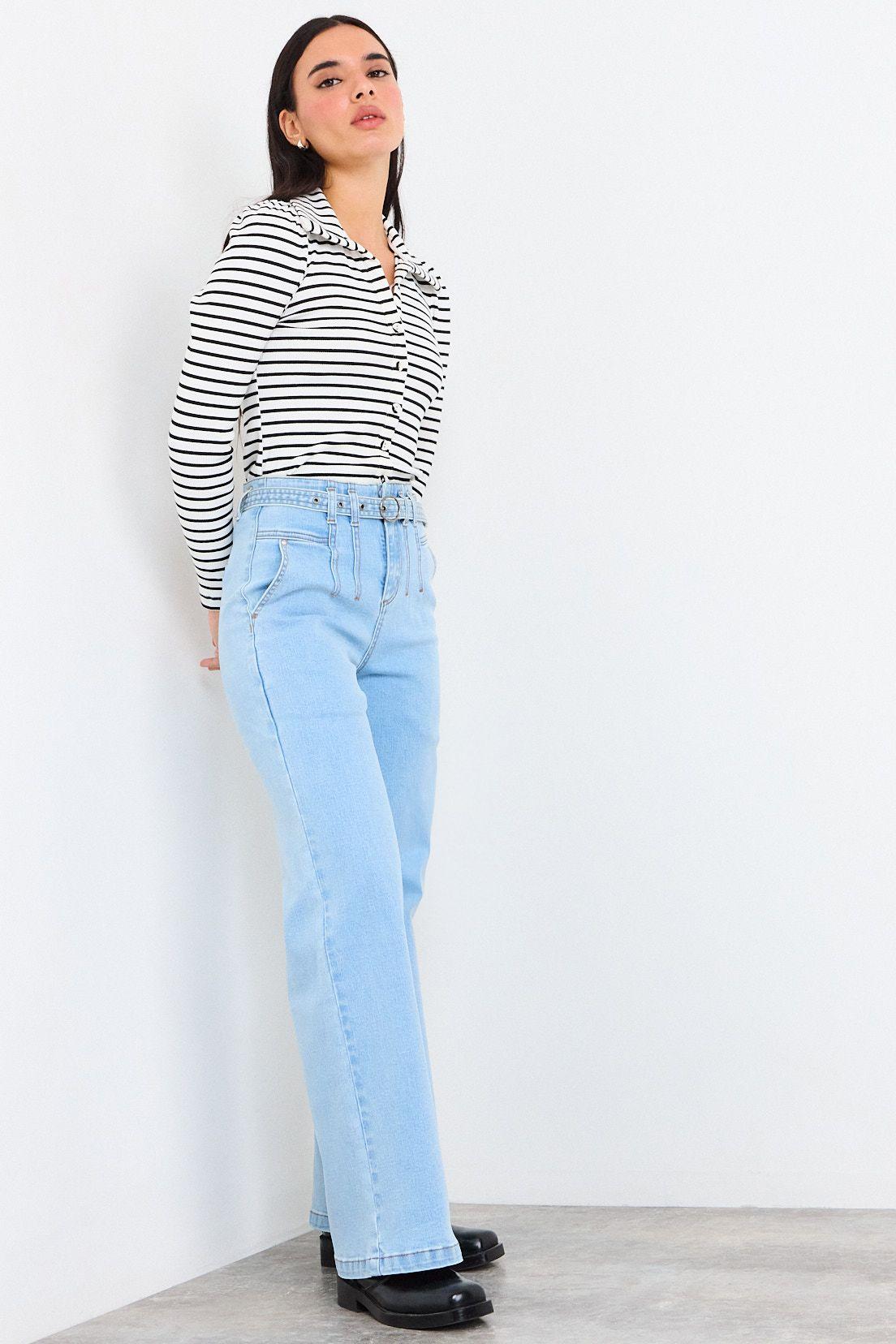 Jeans Liso Celeste iO 11320226002110-4