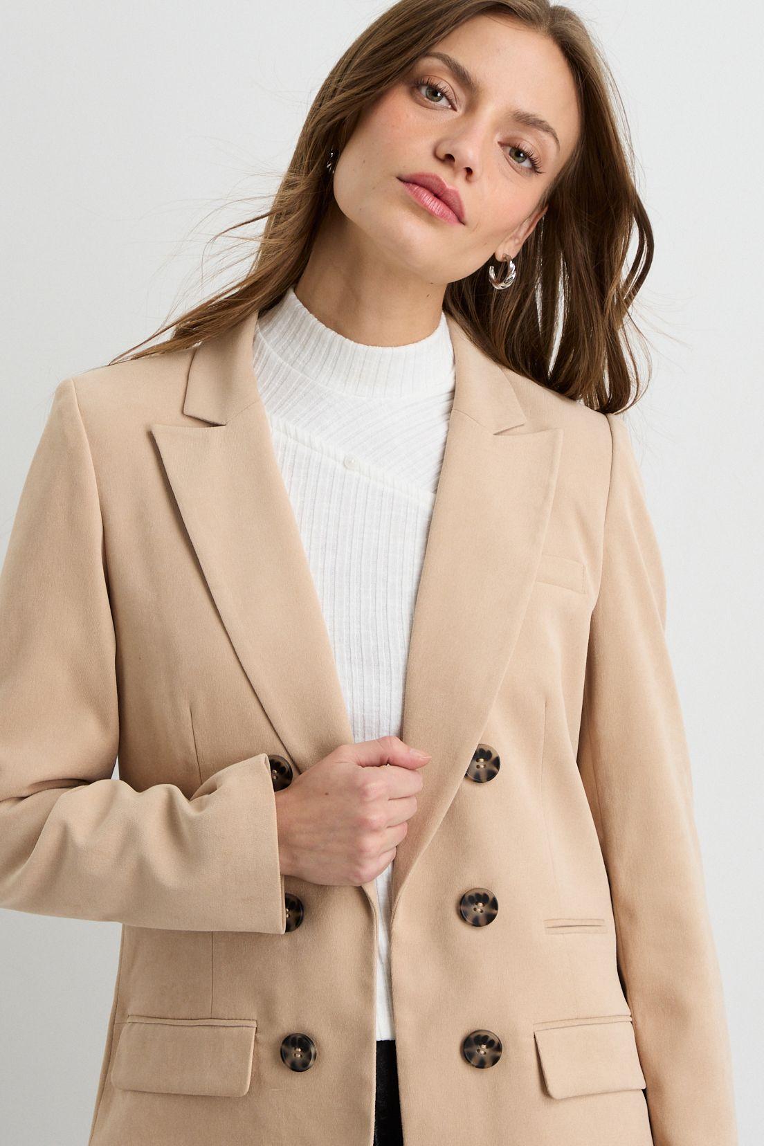 Blazer Liso Beige 16020125064106-1