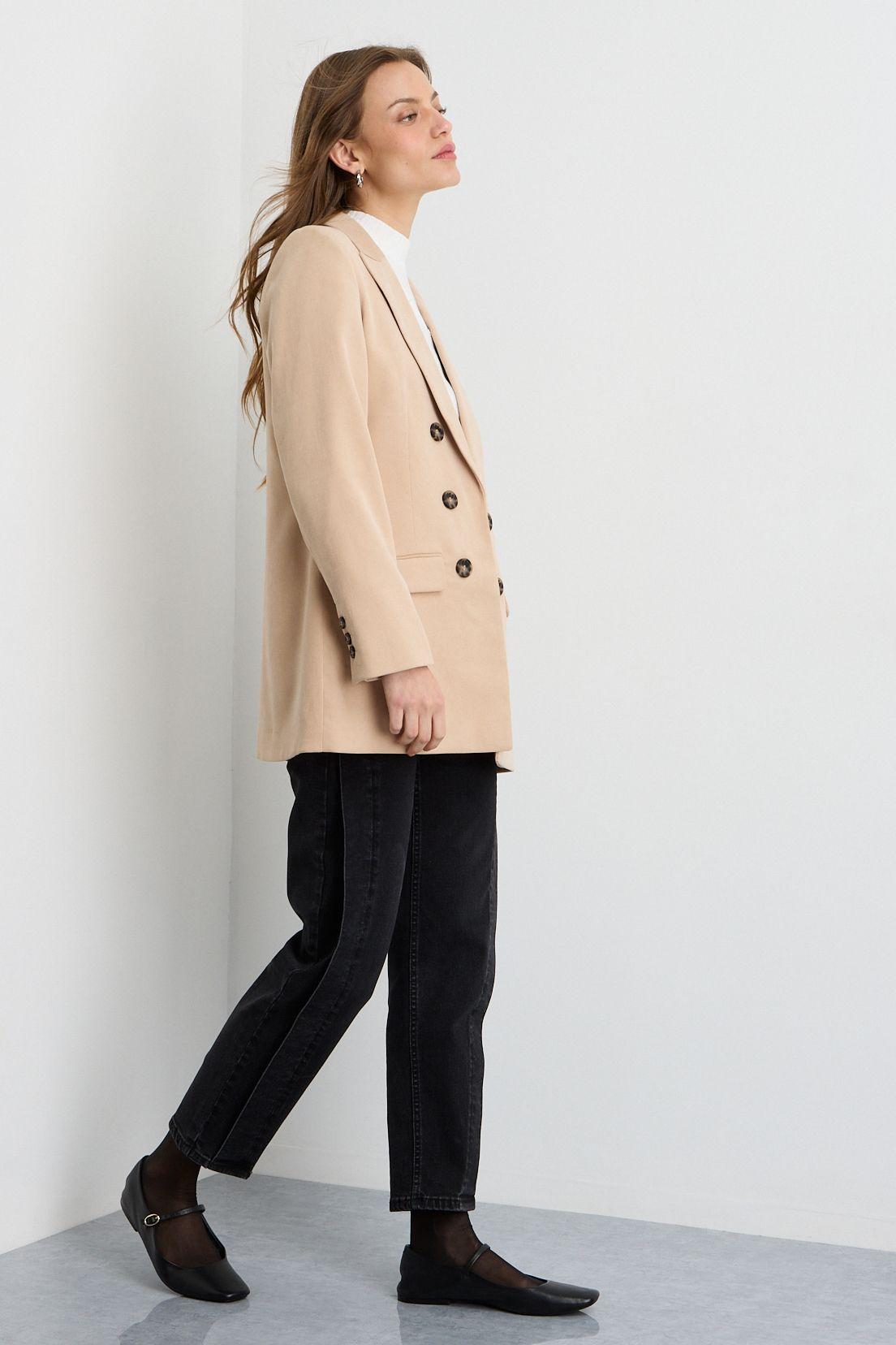 Blazer Liso Beige 16020125064106-2
