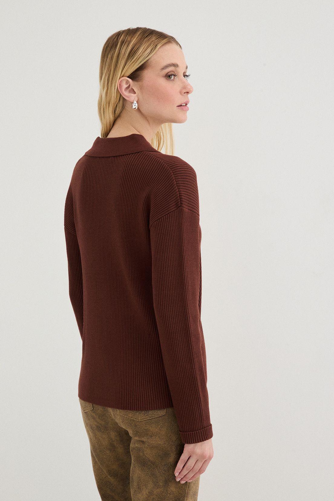 Chaleco Liso Café 18007125053109-2