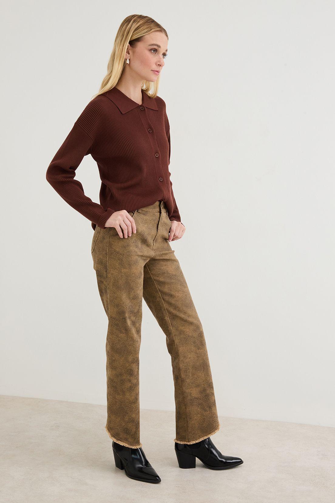 Chaleco Liso Café 18007125053109-3