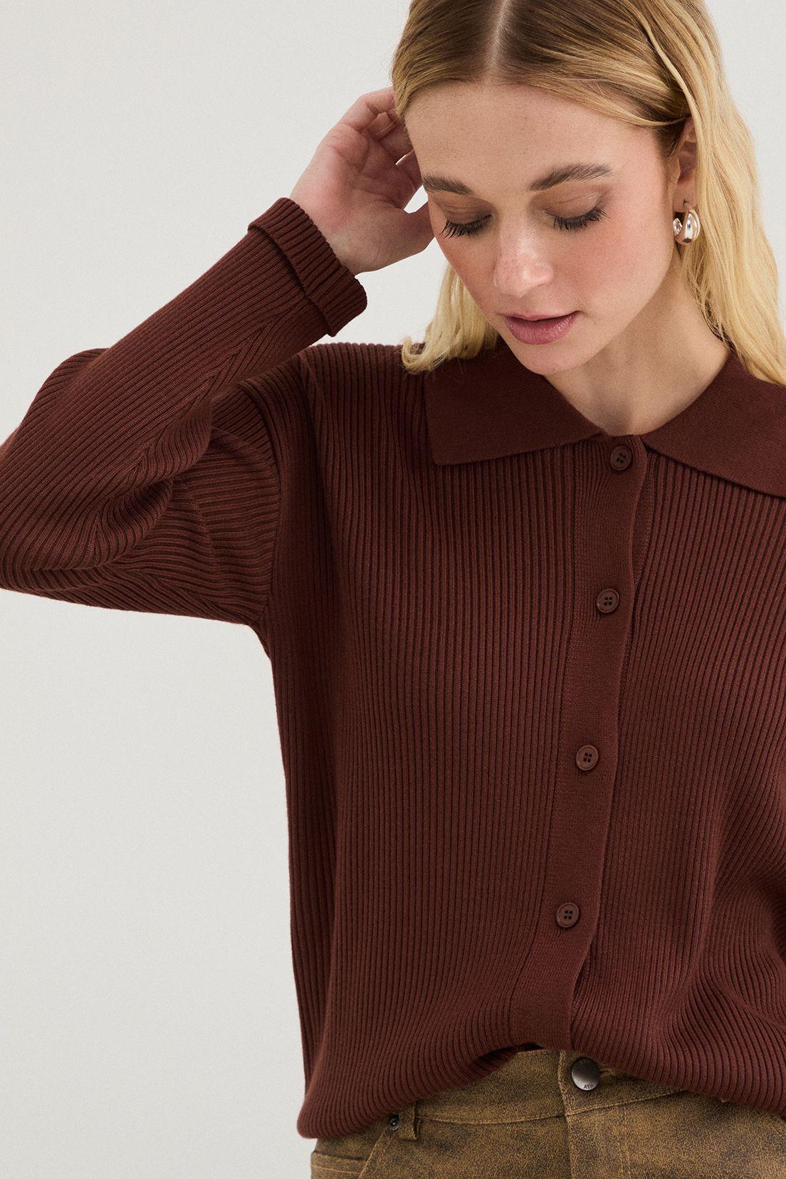 Chaleco Liso Café 18007125053109-1