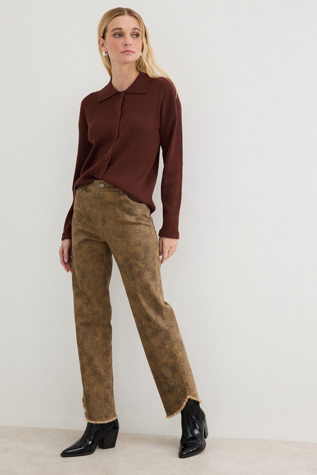 Chaleco Liso Café 18007125053109-4