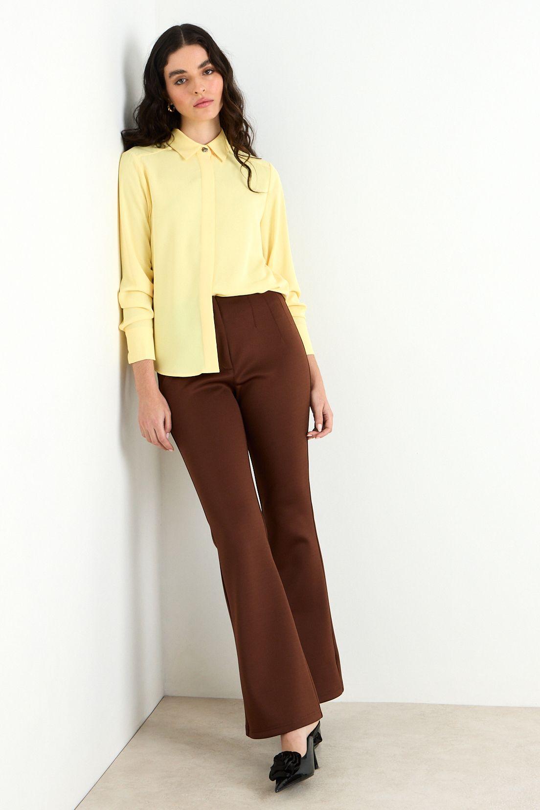 Blusas Manga Larga Amarillo Ash 14007225090108-4