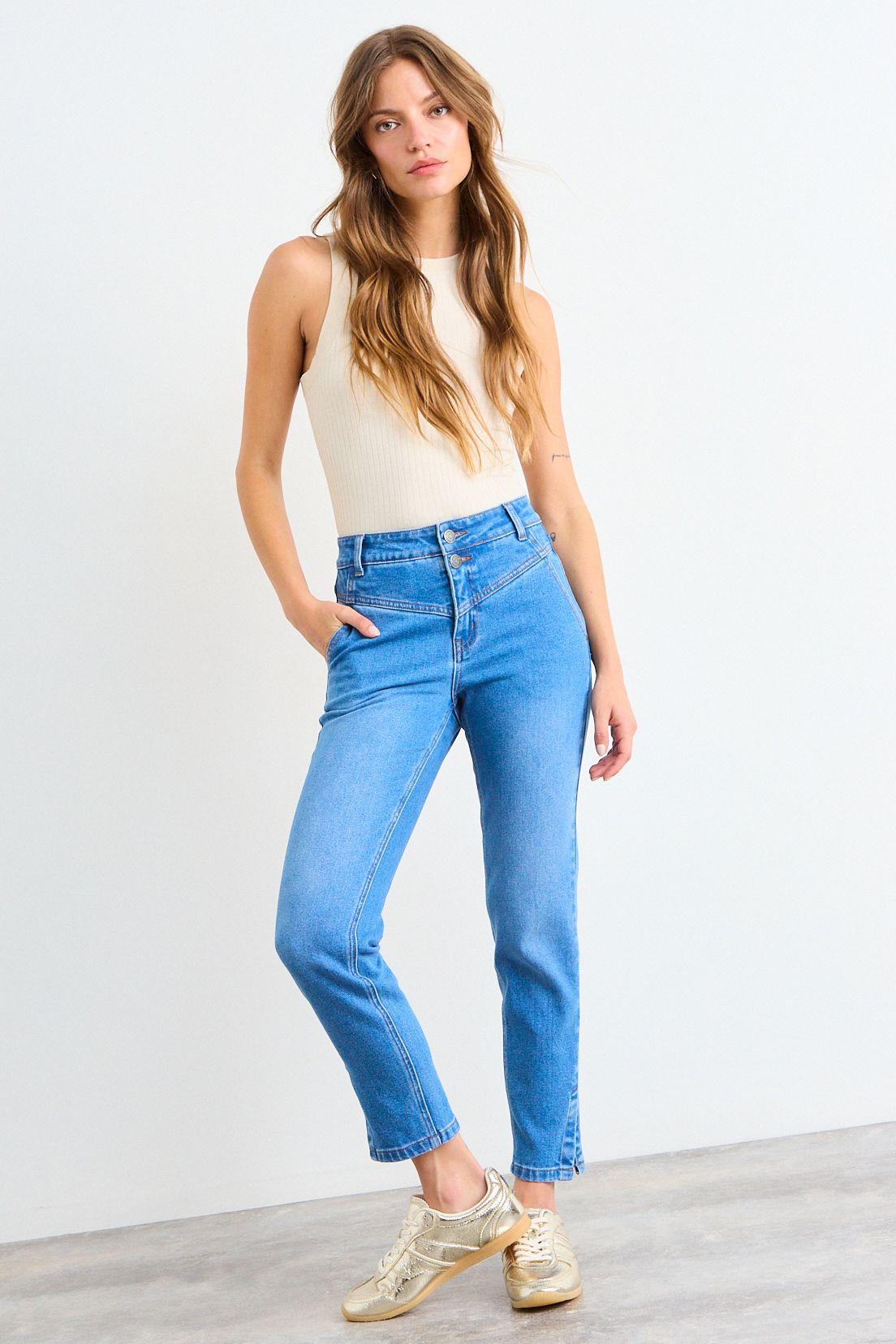 Jeans Liso Celeste iO 11320126013110-0