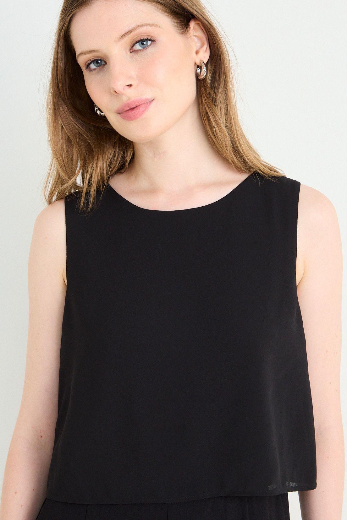 Enterito Largo Sin Mangas Negro Ash 13207126051102-1