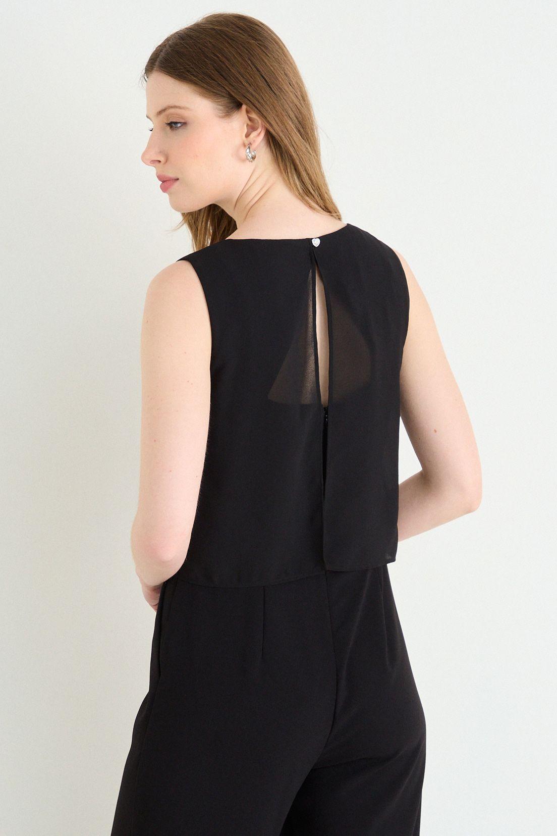 Enterito Largo Sin Mangas Negro Ash 13207126051102-2