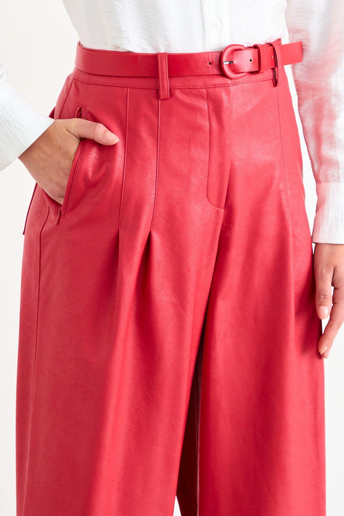 Pantalon Liso Rojo Coral iO 11020126005133-1