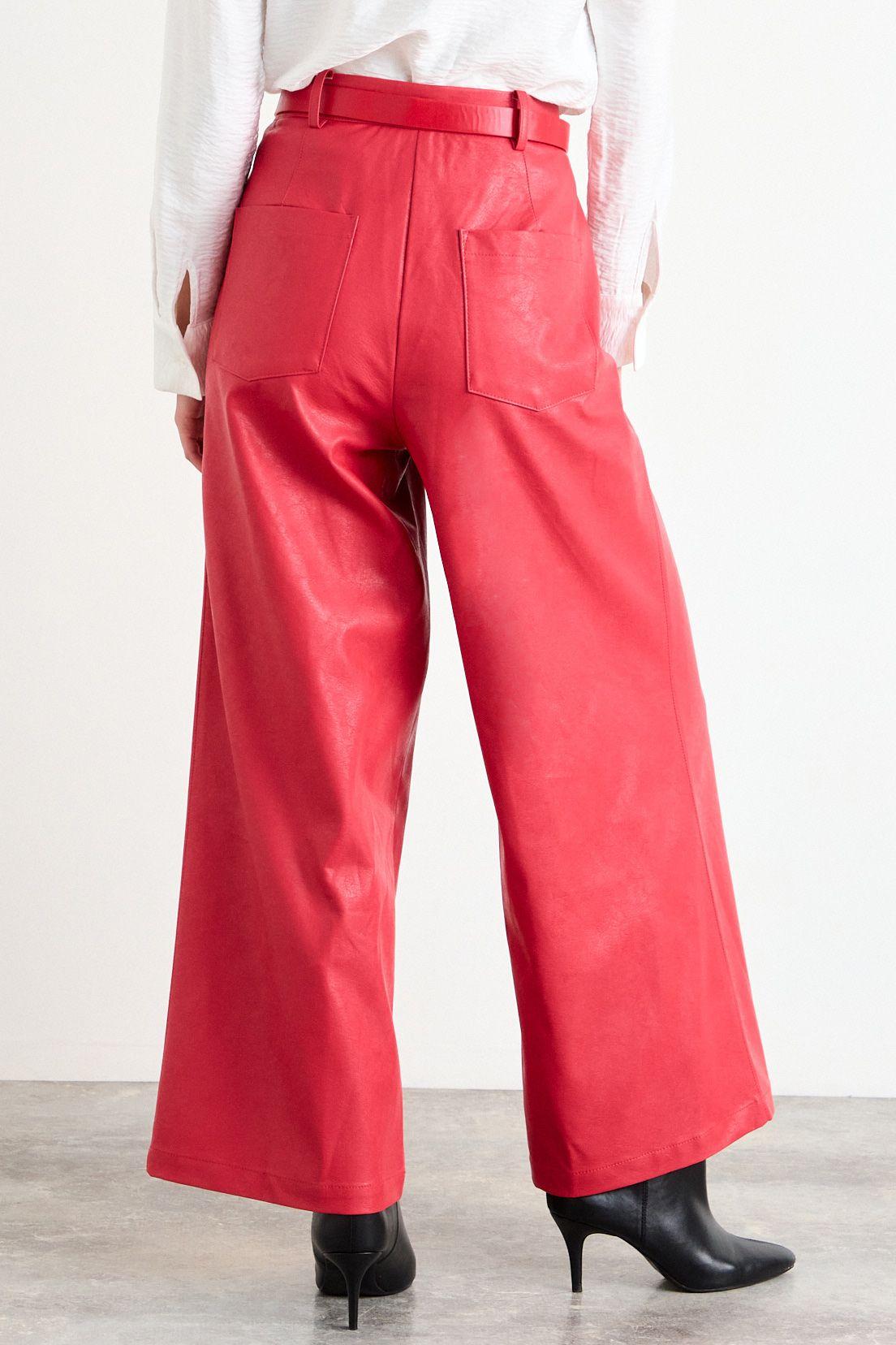 Pantalon Liso Rojo Coral iO 11020126005133-3