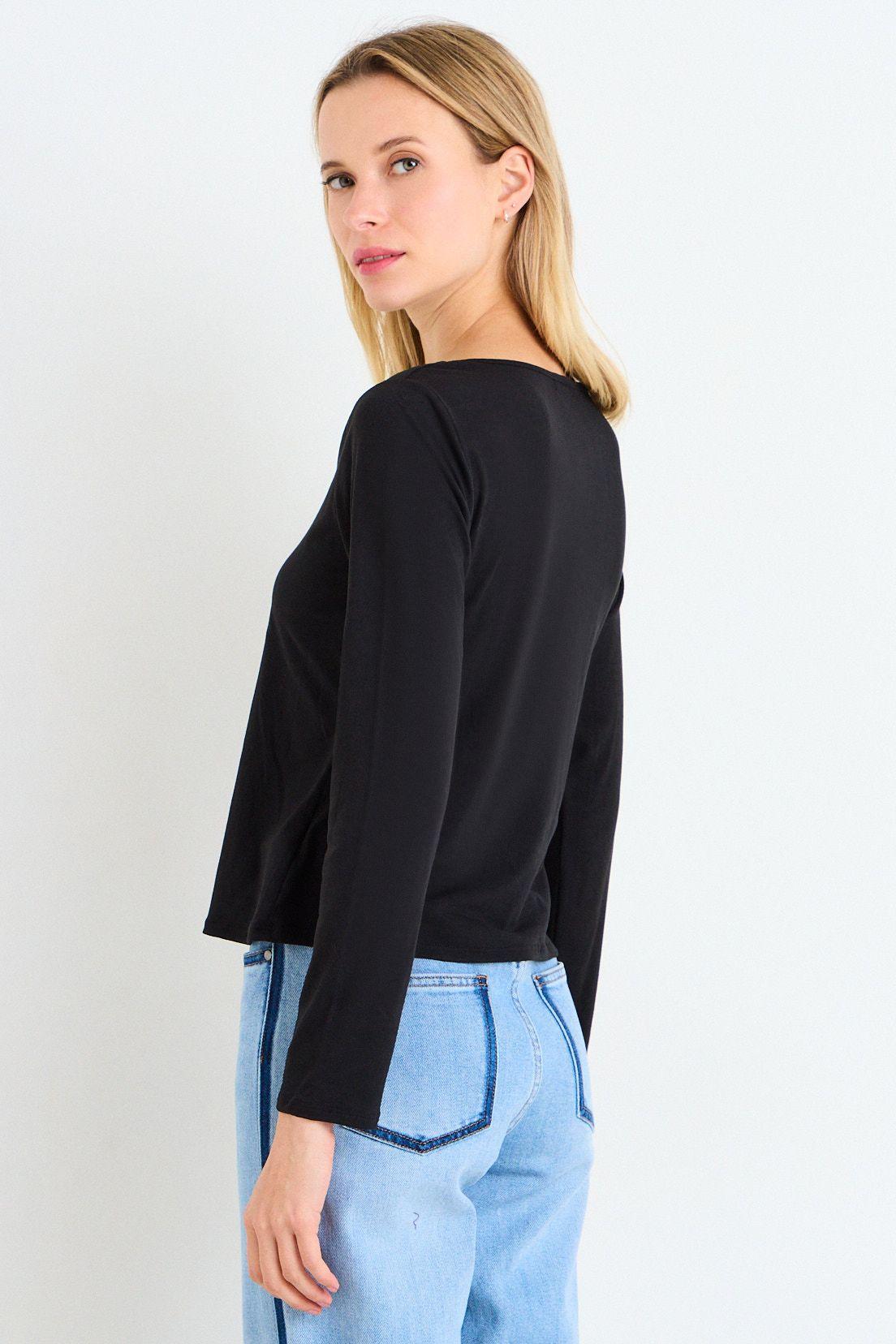 Blusa Lisa Negro Ash 14004225100102-2