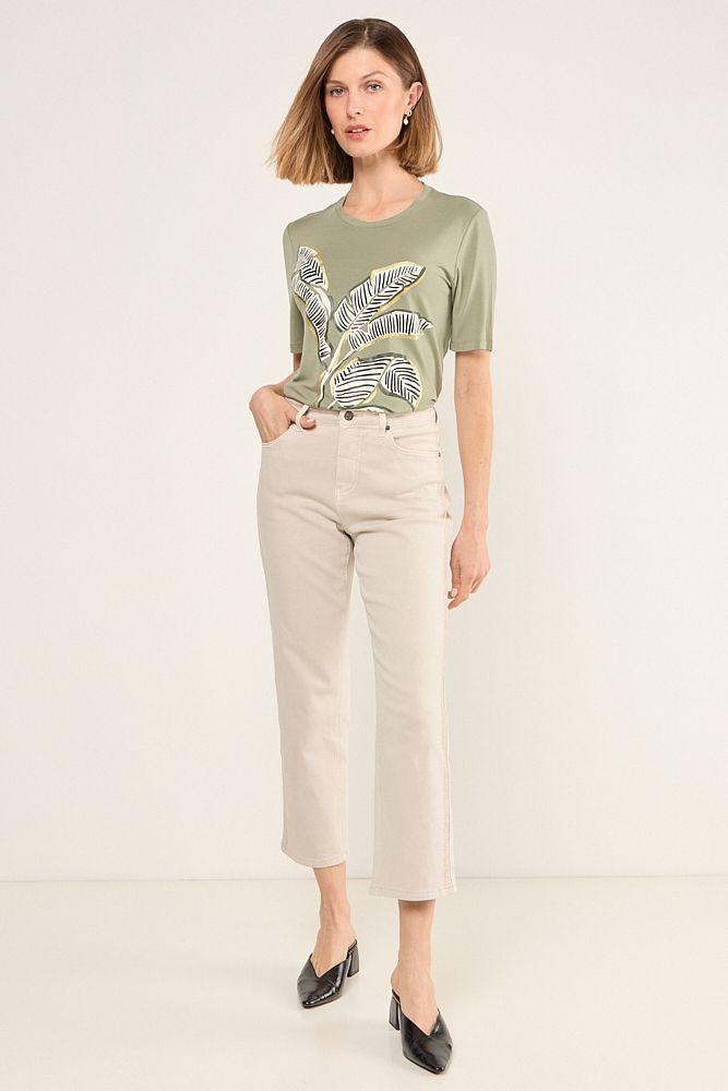 Polera Estampado Focalizado Avellana Ma Griffe 14602225002126-3