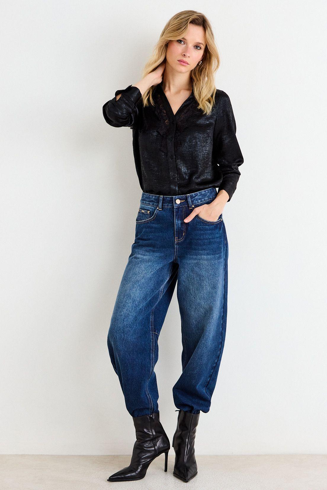 Blusas Manga Larga Negro Ash 14007226007102-4
