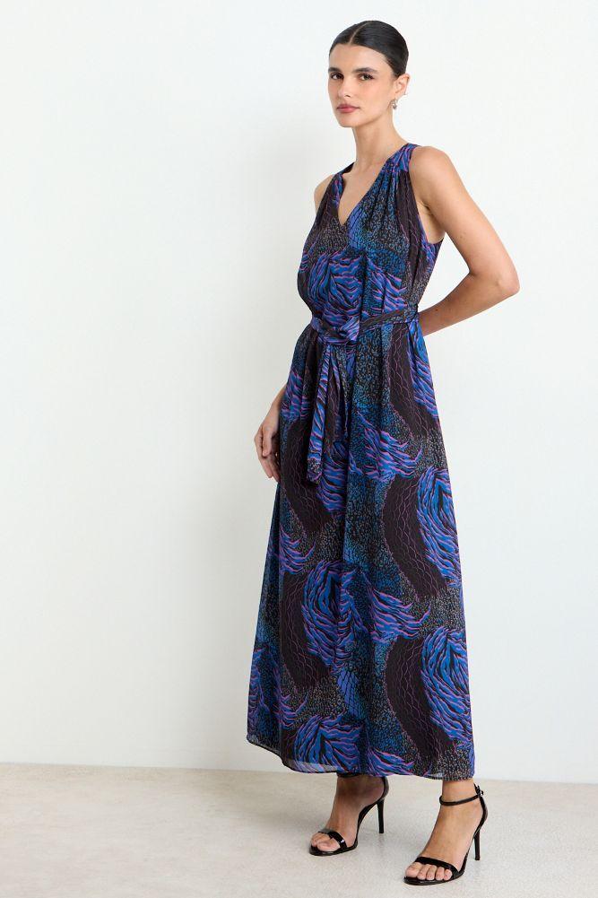 Vestido Largo Fantasia Negro Ash 13507225057102-3