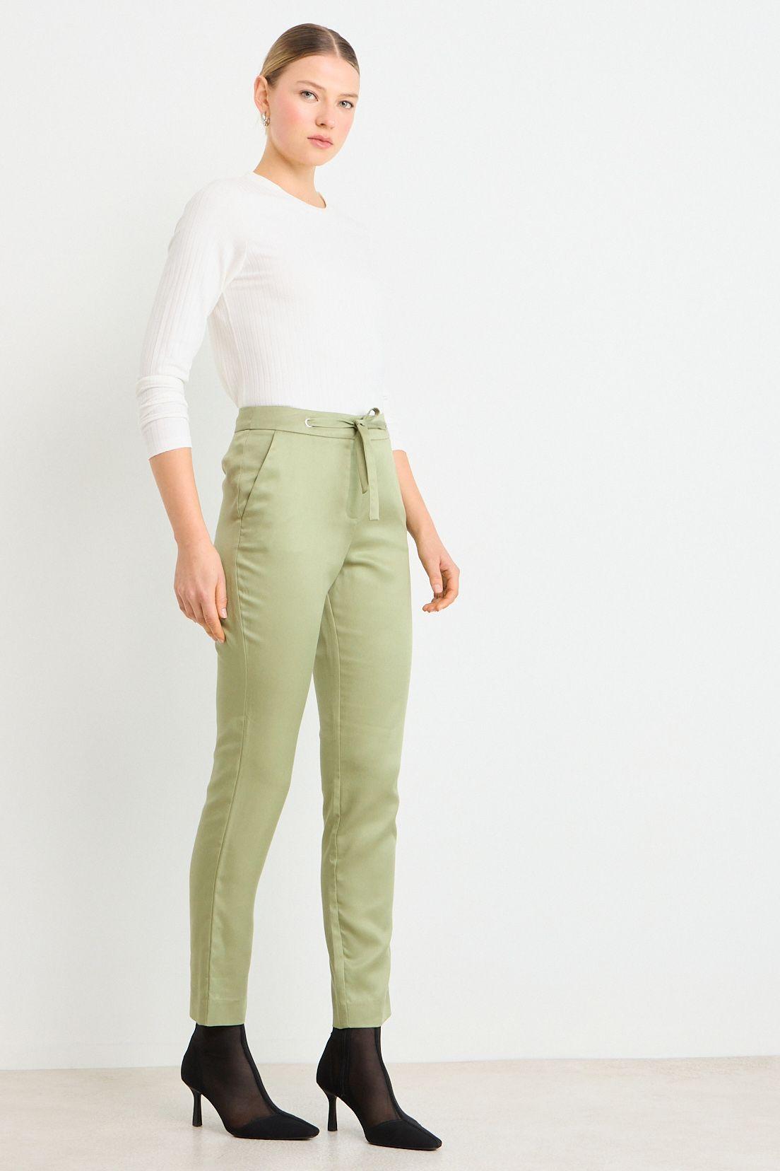 Pantalon Liso Verde Oliva Ash 11004225003107-4