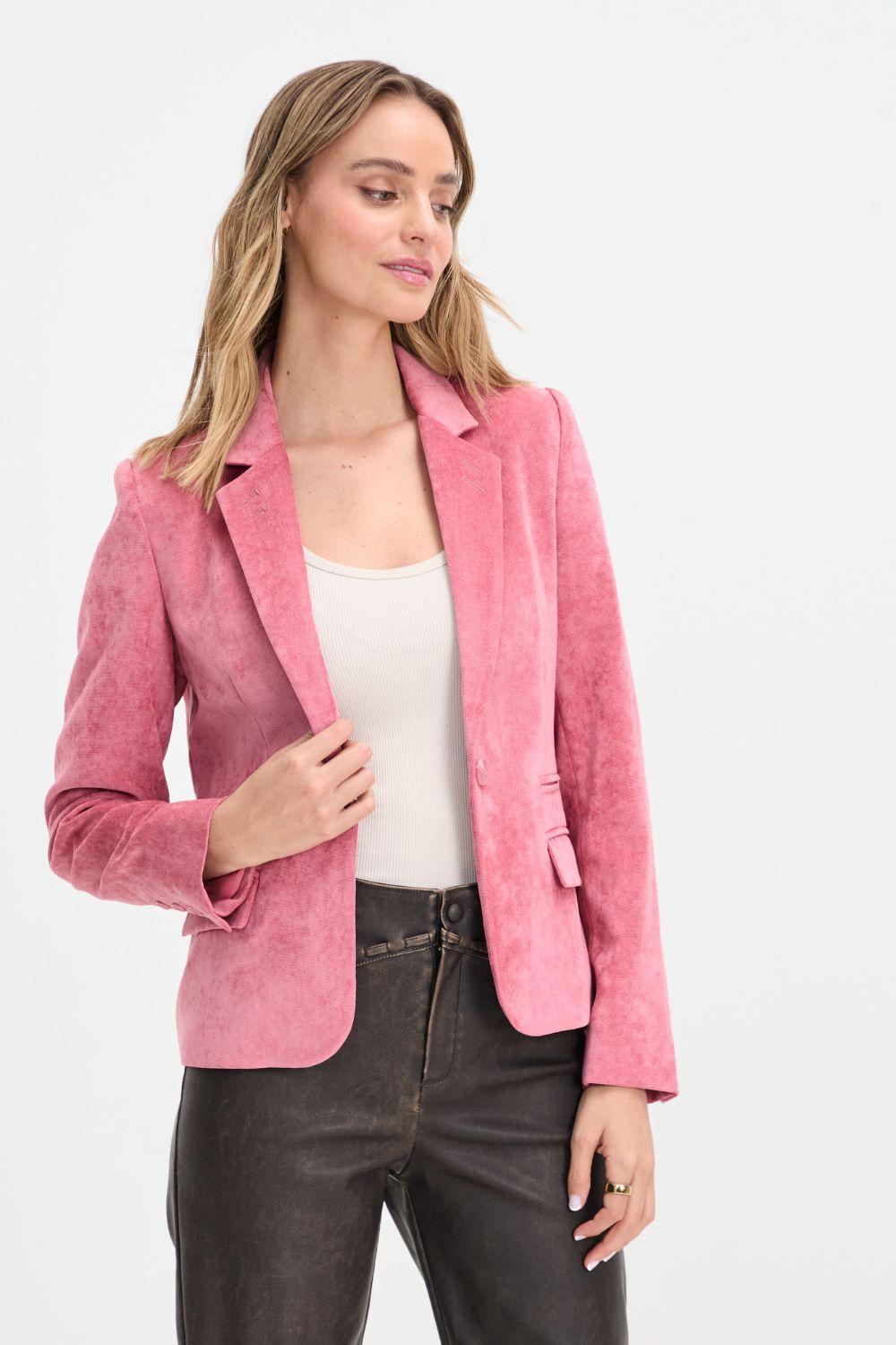 Blazer Liso Rosado 16020125011123-4