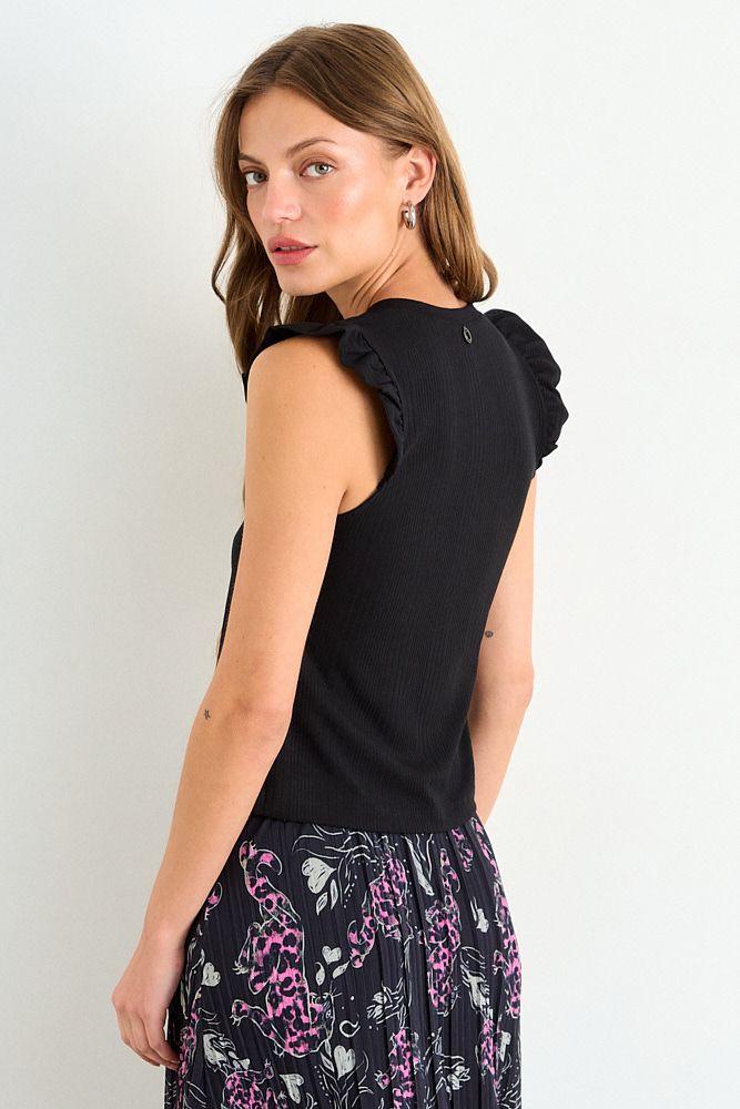 Polera Lisa Negro iO 14220126055102-3