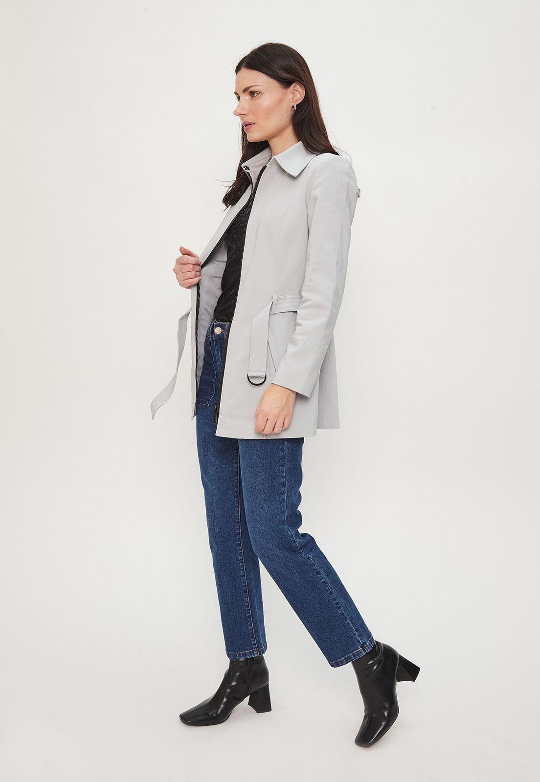 Trench Liso Gris Ash 17407224051113-3