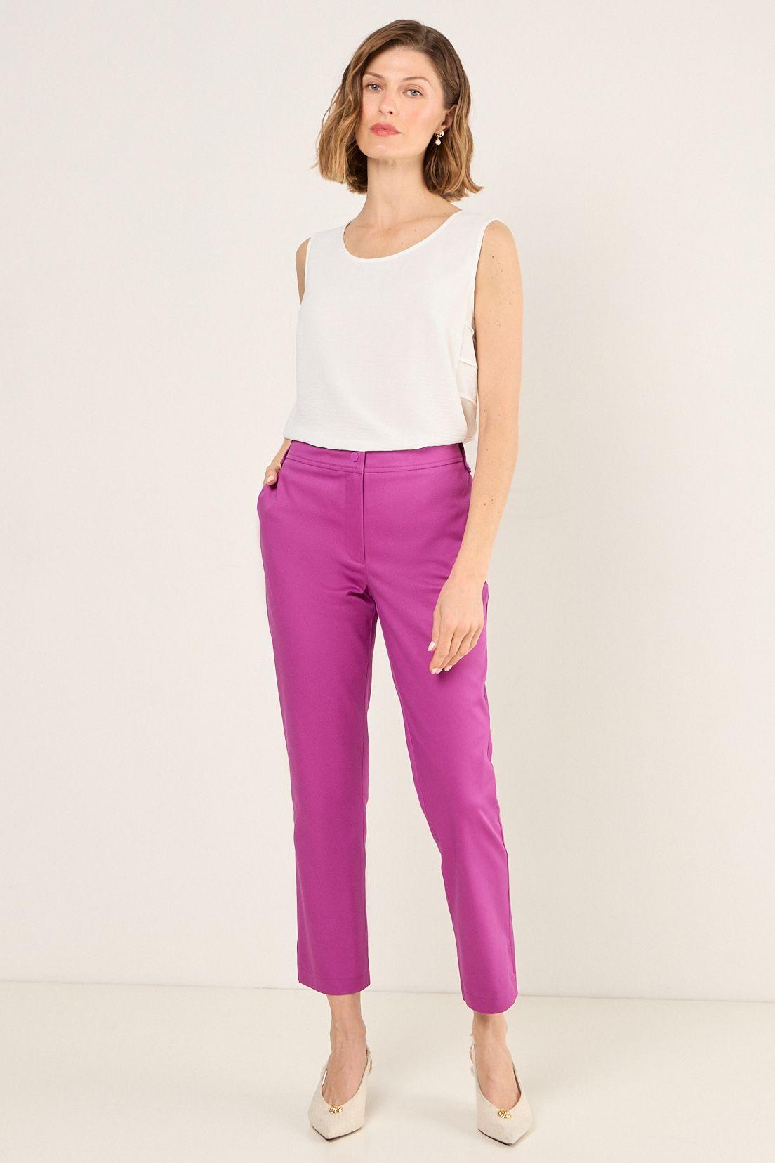 Pantalon Liso Violeta Ma Griffe 11004225031641-0