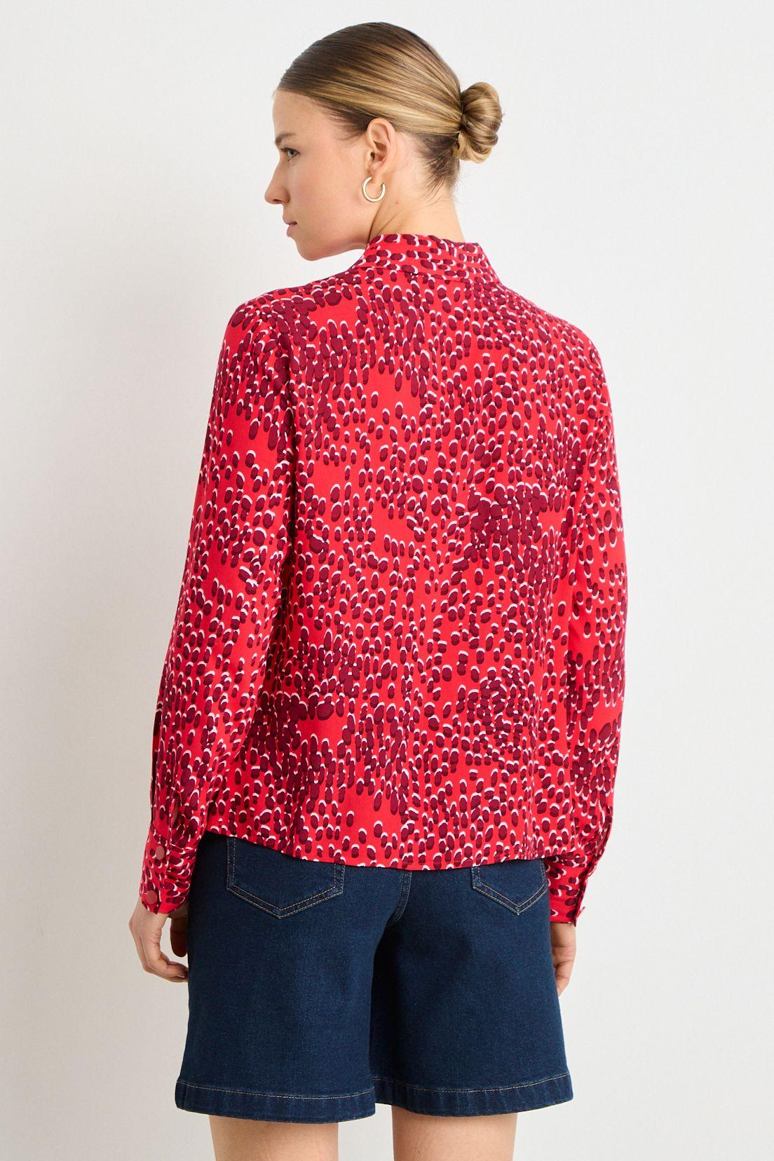 Blusas Manga Larga Rojo Ash 14107225053103-3