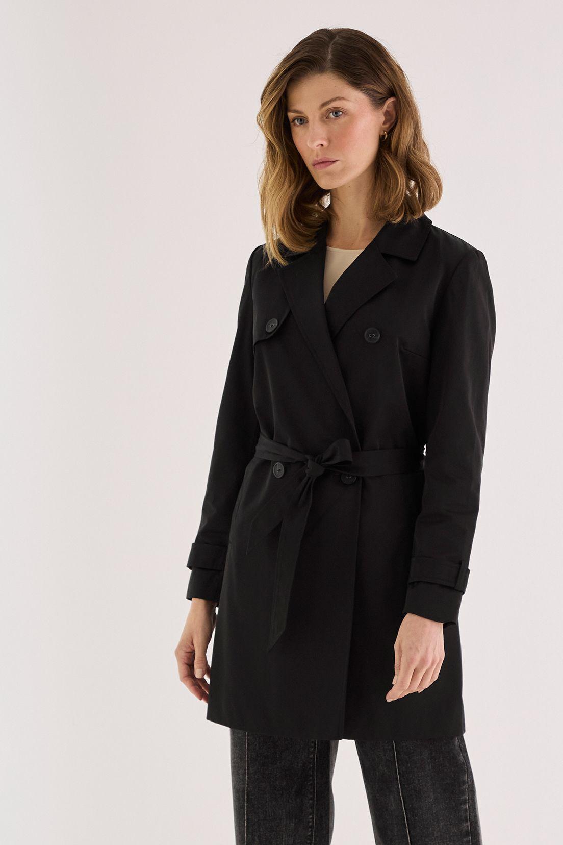 Trench Cruzado Negro 17402125051102-0