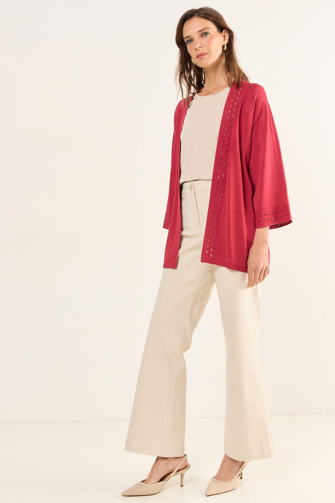 Tejido Abierto Fucsia Ma Griffe 18002126001116-3