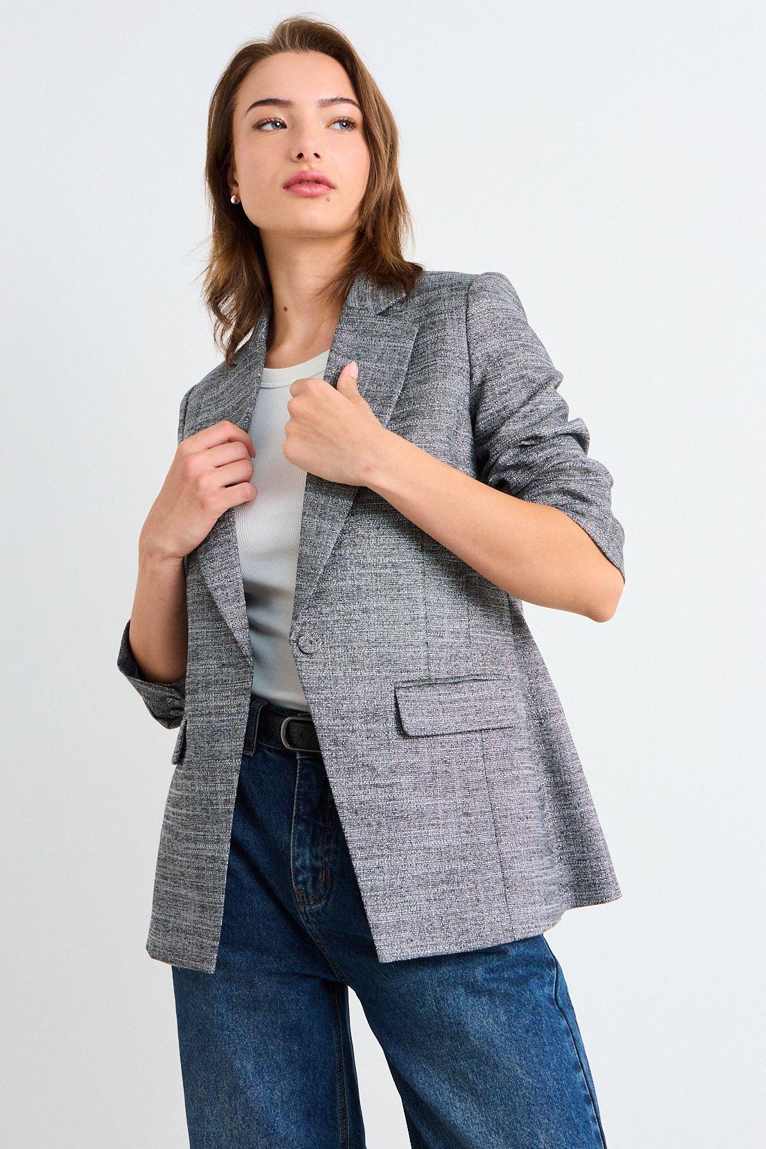 Blazer Fantasia Gris iO 16120126053163-1