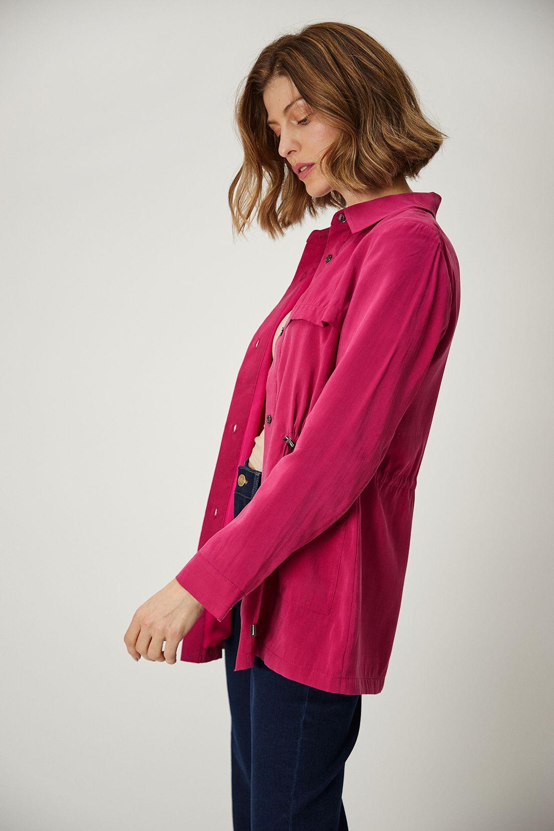 Casaca Lisa fucsia Ma Griffe 17502224055116-3