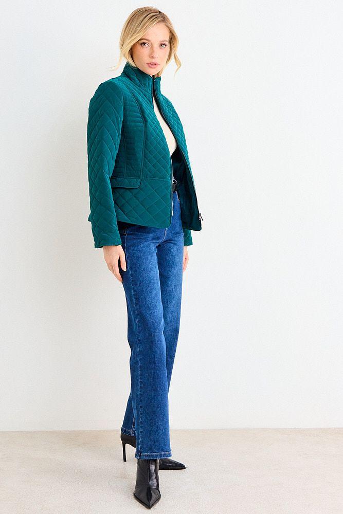 Parka Lisa Manga Larga Turquesa Ash 17607126002217-4