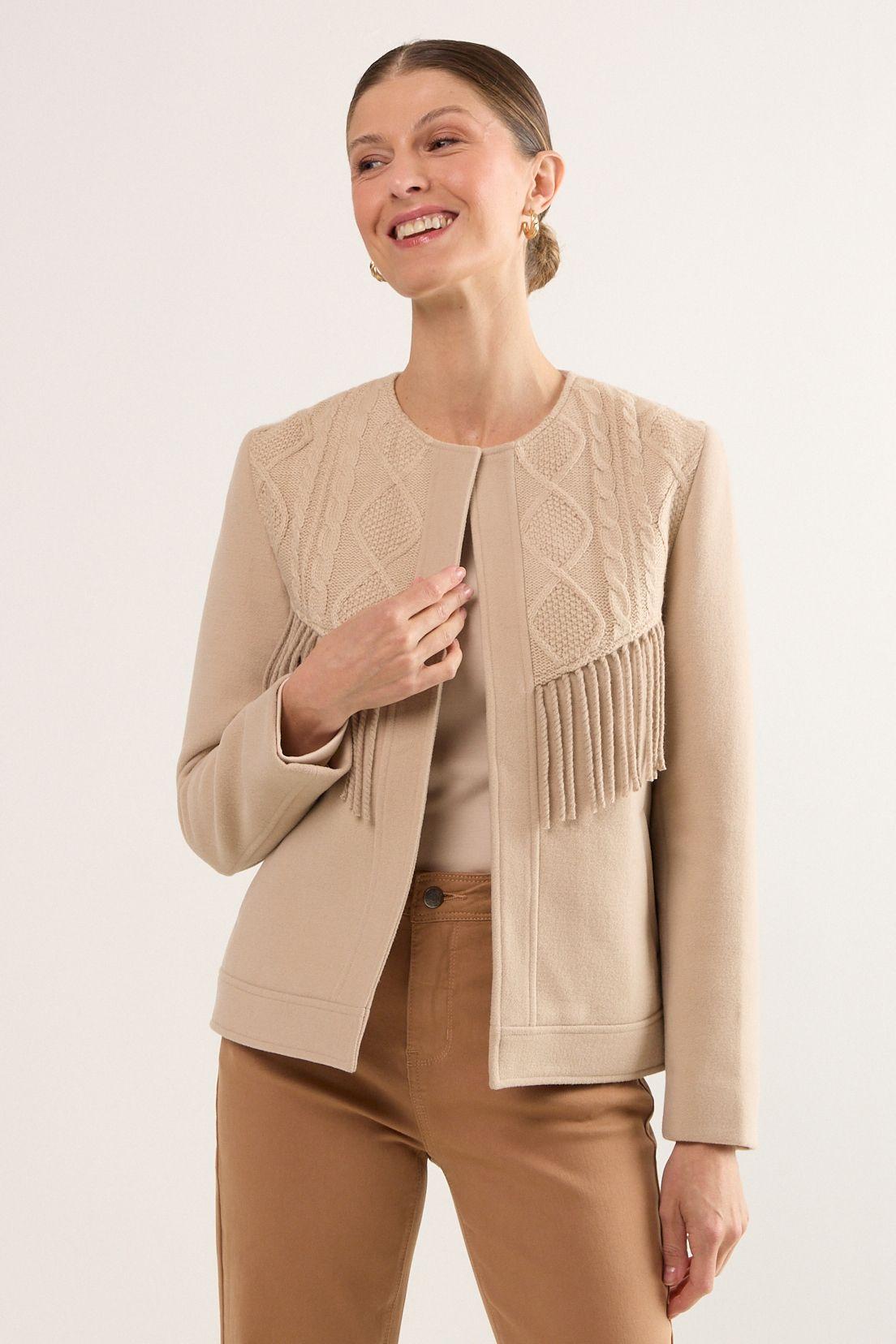 Chaqueta Beige Ma Griffe 17502225002106-0