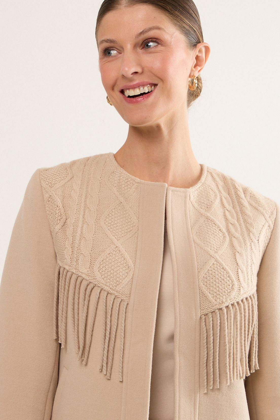 Chaqueta Beige Ma Griffe 17502225002106-1