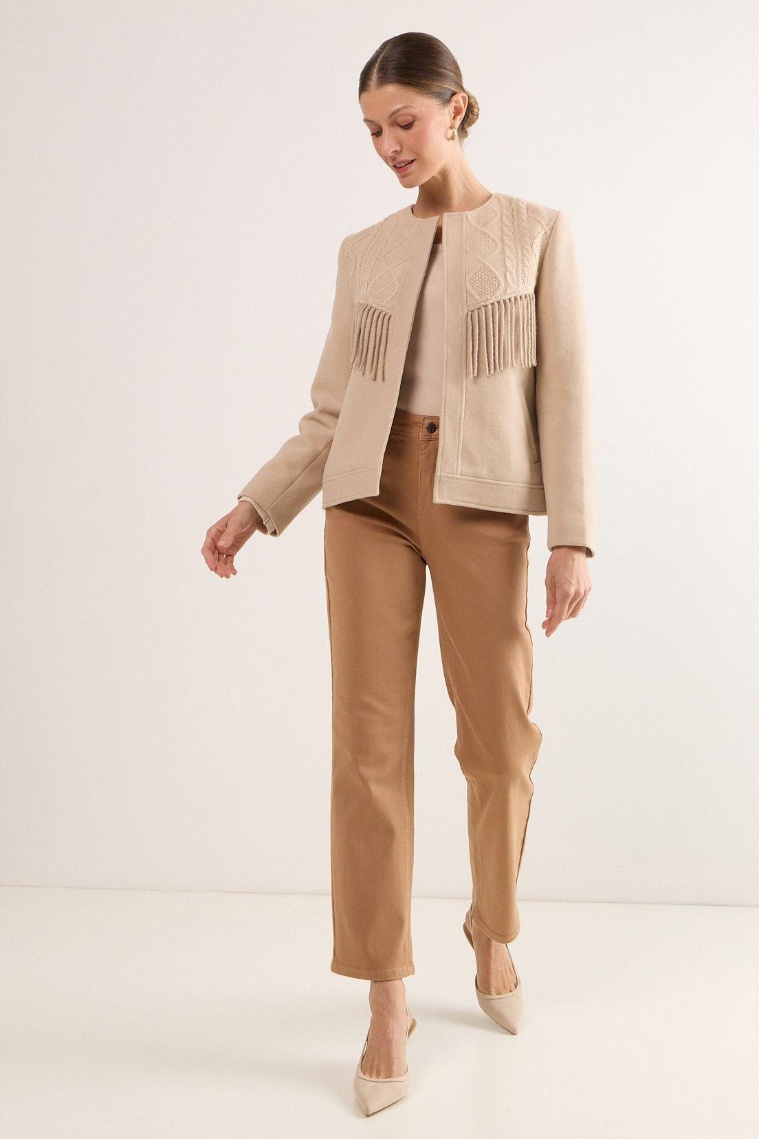 Chaqueta Beige Ma Griffe 17502225002106-4