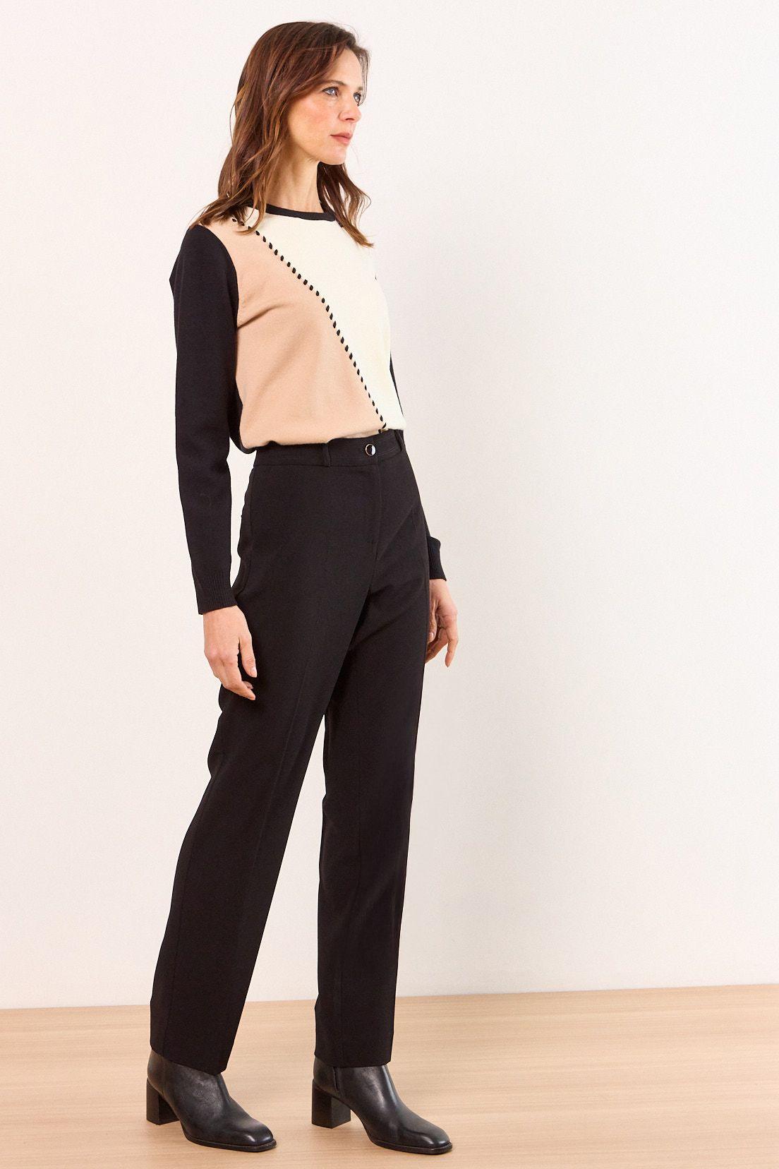 Pantalon Formal Recto Negro Ma Griffe 11002226052102-4