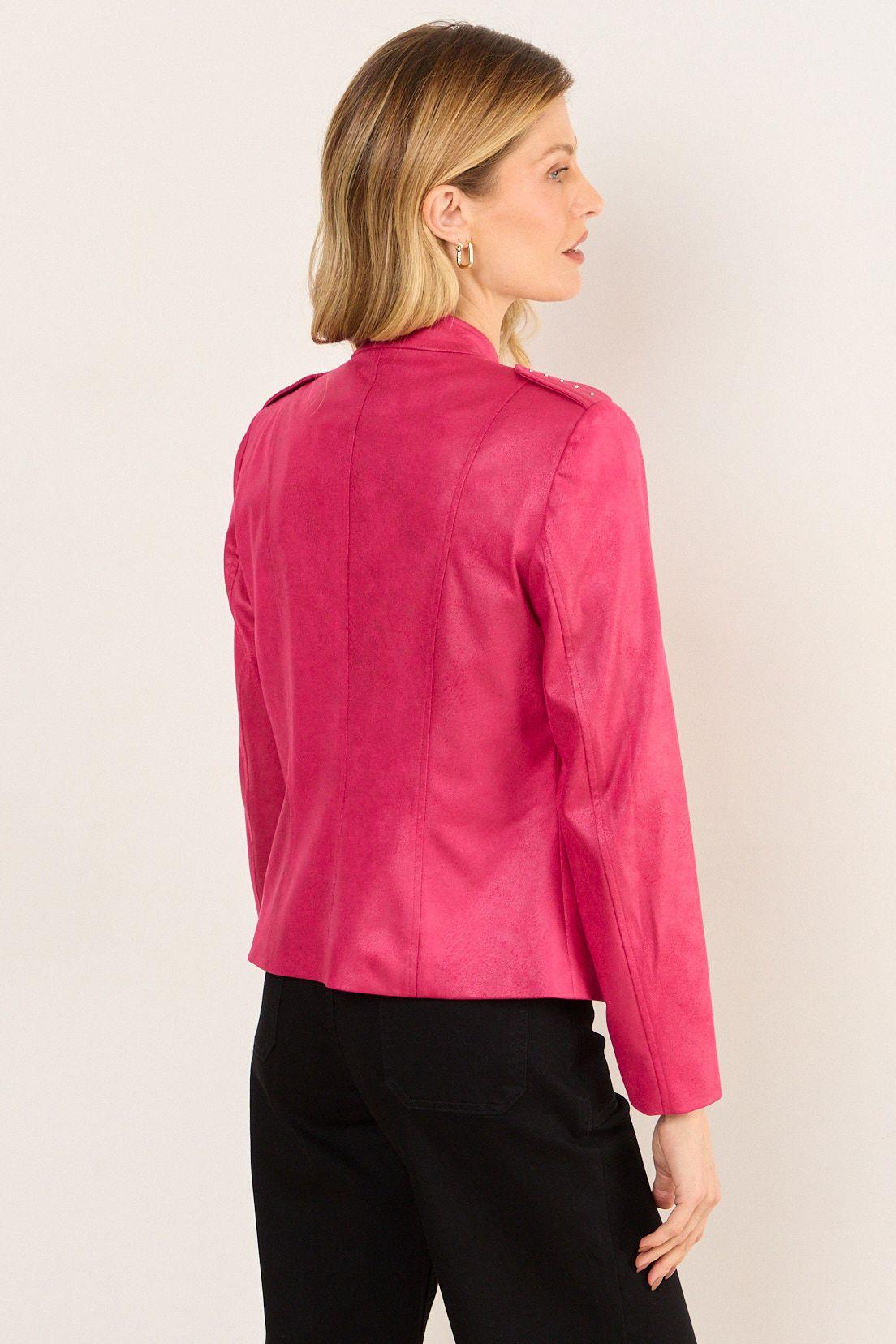 Chaqueta Look Militar Fucsia Ma Griffe 17502226050116-2